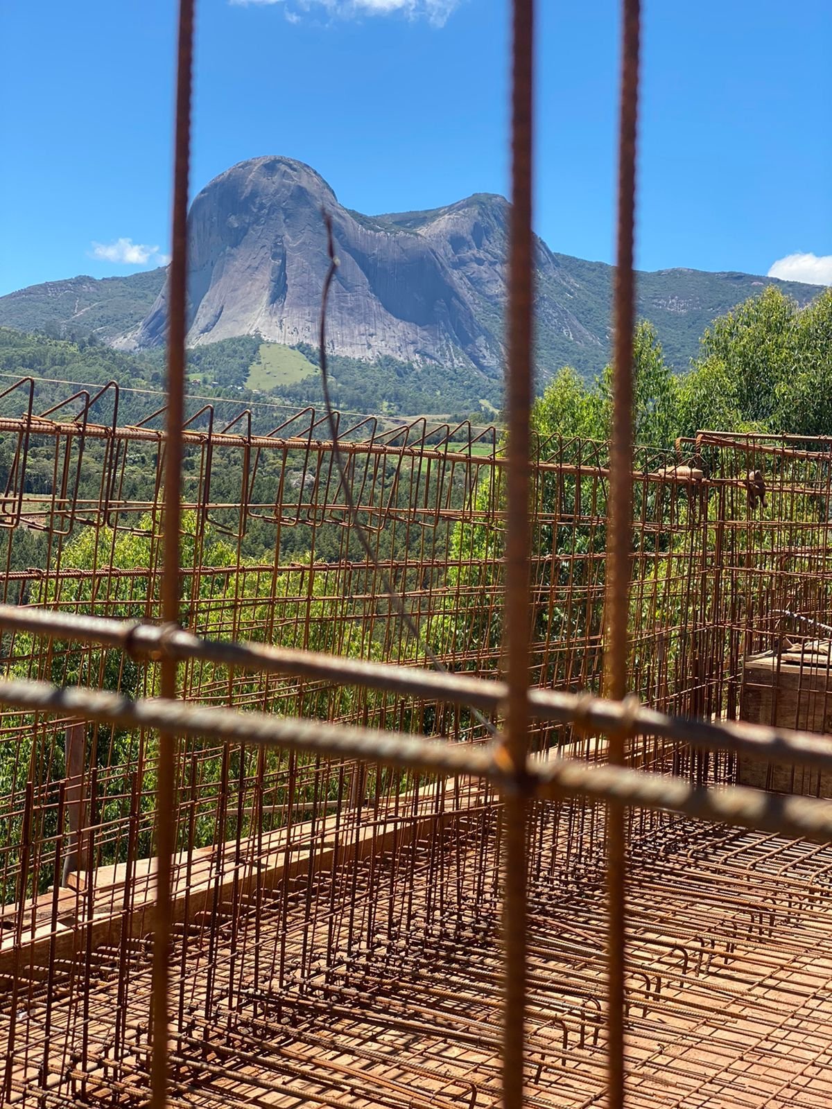 Ferragens da estrutura de concreto armado